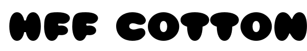 HFF Cotton Balls font preview